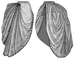 1886 Bordered Asym skirt